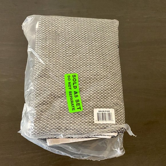 Bed Bath & Beyond Kitchen Kitchen Towels Bed Bath Beyond Blackwhite Set Of 4 3 X 20 Poshmark